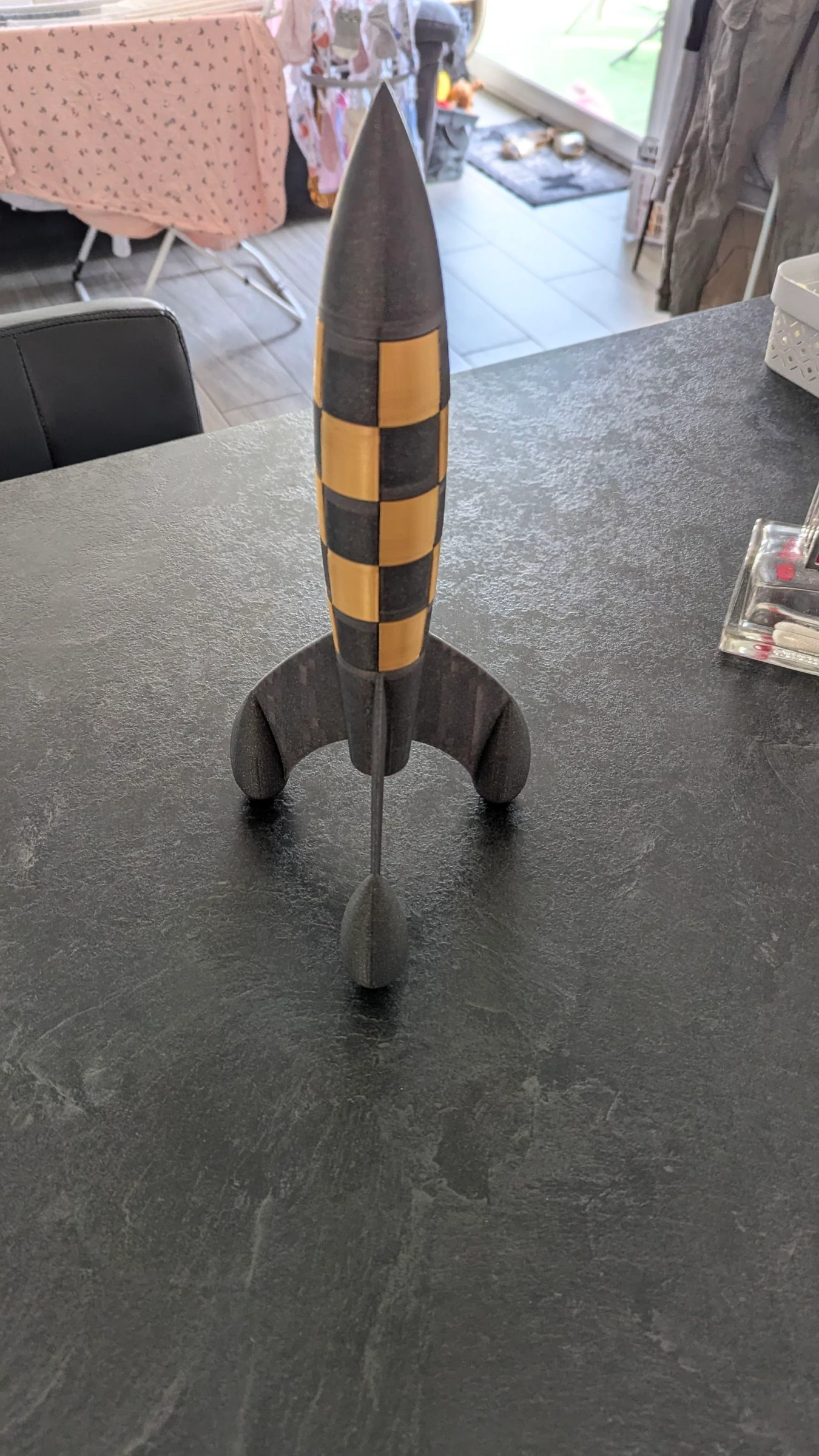 Grande fusée tintin 40cm